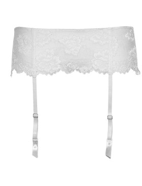 Пояс для чулок Lormar LUX rc bianco, Цвет: bianco (белый), Размеры: M, изображение 2