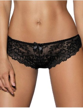 Трусы шортики кружевные MAT CARMELA 053-54-2 черный, Цвет: черный, Размеры: S