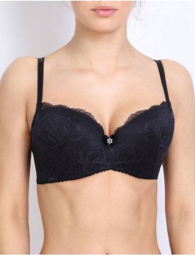 Бюстгальтер балконет Orhideja 587-437 черный, Цвет: черный, Размеры: 70C