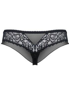 Трусы бразилиана Obsessive 867 PANTIES, Цвет: черный, Размеры: S/M, изображение 4