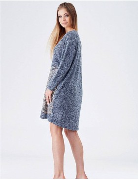 Туника Key LHD 895 18/19, Цвет: синий/серый, Размеры: M, изображение 2