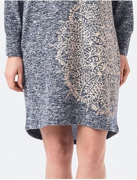 Туника Key LHD 895 18/19, Цвет: синий/серый, Размеры: M, изображение 4