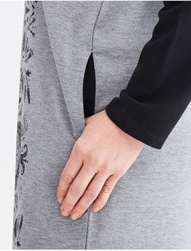 Платье/Туника Key LHD 570 18/19, Цвет: серый/черный, Размеры: M, изображение 3