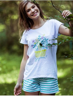 Комплект Key LNS 055, Цвет: зеленый/белый, Размеры: S