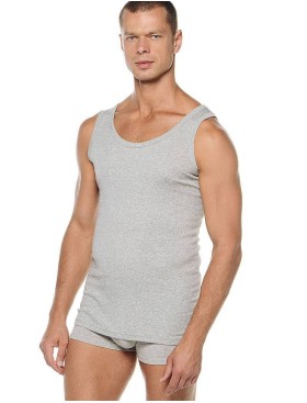 Майка мужская Opium R04 серый меланж, Цвет: серый меланж, Размеры: M