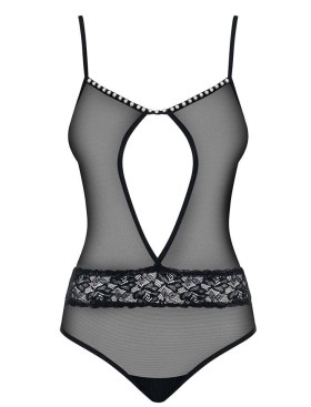 Эротическое боди Obsessive 812 TEDDY, Цвет: черный, Размеры: S/M, изображение 3