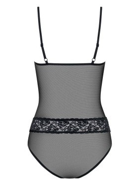 Эротическое боди Obsessive 812 TEDDY, Цвет: черный, Размеры: S/M, изображение 4