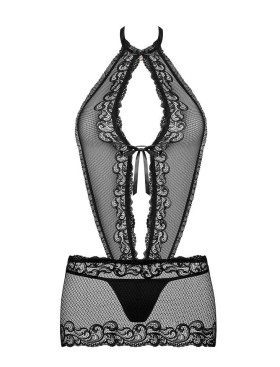 Сексуальная сорочка Obsessive 830 CHEMISE, Цвет: черный, Размеры: S/M, изображение 4