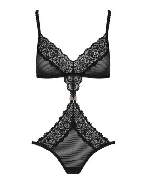 Эротическое боди Obsessive 852 TED-1, Цвет: черный, Размеры: S/M, изображение 3