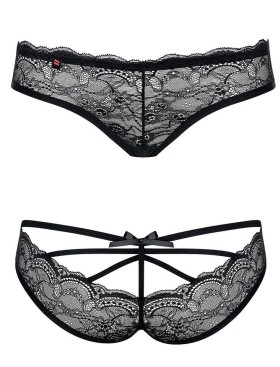 Эротические трусики Obsessive FRIVOLLA PANTIES черный, Цвет: черный, Размеры: S/M, изображение 3
