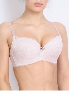 Бюстгальтер балконет Orhideja 587-437 серебристый пион, Цвет: серебристый пион, Размеры: 90B