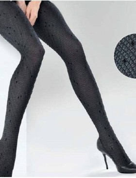 Фантазийные колготки Gabriella 374 NAVEL 60 den графит, Цвет: графит, Размеры: 2, изображение 2