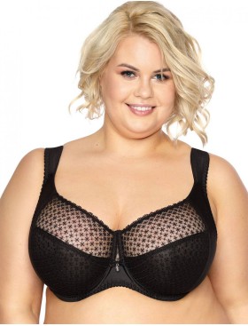 Бюстгальтер мягкий Gaia 874 SAMIRA soft черный, Цвет: черный, Размеры: 90G