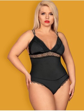 Эротическое боди с уплотненной чашкой Obsessive LOLITTE BODY, Цвет: черный, Размеры: S/M, изображение 3