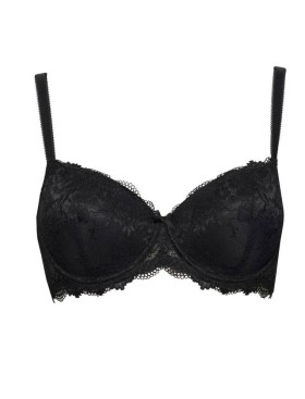 Бюстгальтер балконет Sielei WONDER LACE 2454 nero, Цвет: nero (черный), Размеры: 80E, изображение 2