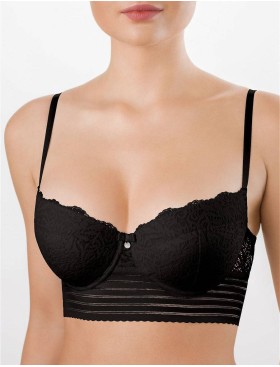 Бюстгальтер балконет пуш-ап VOVA PAOLA V48430 черный, Цвет: черный, Размеры: 75B, изображение 6