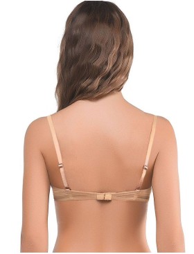 Бюстгальтер балконет с пуш-ап Amelie FORTUNA 8010 золотой new, Цвет: золотой, Размеры: 65B, изображение 4