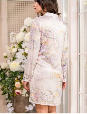 Туника шелковая Mia-Amore LILIANNA 3251, Цвет: молочный, Размеры: S/M, изображение 2