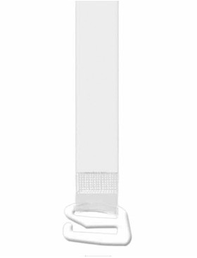 Бретельки силиконовые Julimex RT-102 12мм с металлическим крючком, Цвет: прозрачный, Размеры: UN