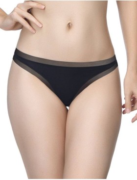 Трусы бразилиана Mioocchi ADELE 7630 nero, Цвет: nero (черный), Размеры: M