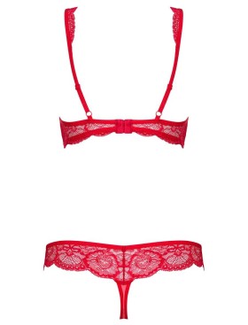 Сексуальный комплект Obsessive 853 SET красный, Цвет: красный, Размеры: S/M, изображение 4