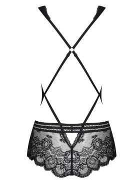 Эротическое боди Obsessive 853 TED-1 черный, Цвет: черный, Размеры: S/M, изображение 4