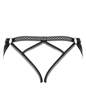 Эротический пояс для чулок Obsessive DARKIE BELT, Цвет: черный, Размеры: S/M, изображение 5