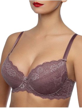 Бюстгальтер балконет с пуш-ап Albina L GRACE 6075 крокус, Цвет: крокус, Размеры: 70E