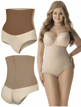 Трусы корректирующие Julimex 241 FIGI WYSOKA TALIA телесный, Цвет: телесный, Размеры: S, изображение 2