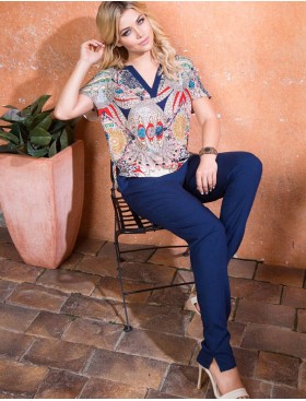 Комплект с брюками Mia-Mia MAYA 16136, Цвет: принт 973, Размеры: S