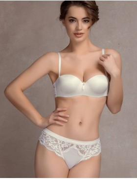 Трусы бразилиана Mioocchi LAURA 7643 avorio, Цвет: avorio (слоновая кос, Размеры: S, изображение 4