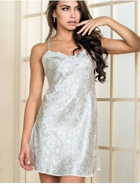 Сорочка атласная Mia-Amore MARGO 7844 белый, Цвет: белый, Размеры: L, изображение 6