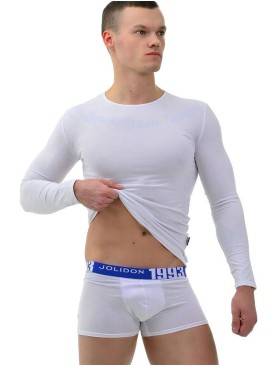 Трусы боксеры мужские Jolidon N190BL white, Цвет: white (белый), Размеры: M, изображение 3