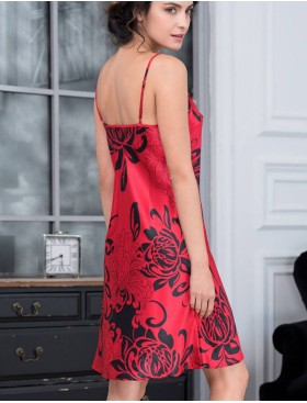 Сорочка атласная Mia-Amore DA VINCI 8440 красный, Цвет: красный, Размеры: XS, изображение 2