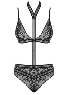 Сексуальное боди Obsessive AILAY BODY, Цвет: черный, Размеры: L/XL, изображение 3