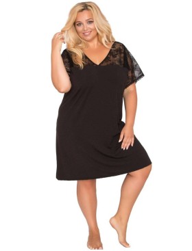 Сорочка с кружевной спинкой Akcent 509 черный, Цвет: черный, Размеры: L, изображение 3