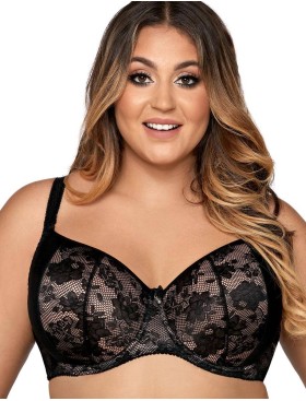 Бюстгальтер балконет Ava OH MY 1835 U, Цвет: черный, Размеры: 75D, изображение 2