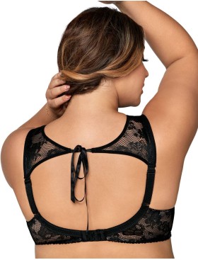 Бюстгальтер балконет Ava OH MY 1835 U, Цвет: черный, Размеры: 75D, изображение 3