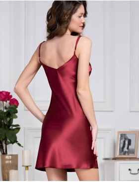 Сорочка шелковая Mia-Amore BURGUNDIA 3621, Цвет: бургундия, Размеры: 3XL, изображение 2