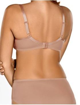 Мягкий формованный бюстгальтер Mefemi ANITA U minimizer мокка, Цвет: мокка, Размеры: 90F, изображение 6