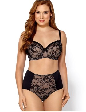 Бюстгальтер полумягкий Nipplex TATIANA PU черный, Цвет: черный, Размеры: 65L, изображение 2