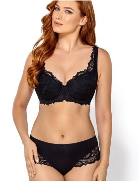 Бюстгальтер балконет Nipplex TELIMENA U черный, Цвет: черный, Размеры: 65F, изображение 4