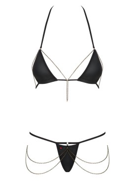 Эротический комплект Obsessive REDELLA SET, Цвет: черный, Размеры: L/XL, изображение 3