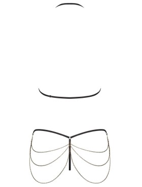 Эротический комплект Obsessive REDELLA SET, Цвет: черный, Размеры: L/XL, изображение 4