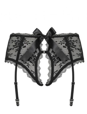 Сексуальный пояс Obsessive BEHINDY GAR CROTCHLESS, Цвет: черный, Размеры: S/M, изображение 4