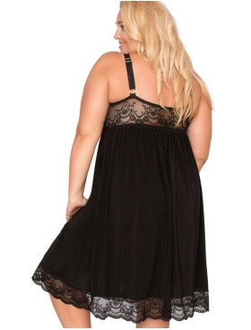 Сорочка Akcent 501 черный, Цвет: черный, Размеры: XL, изображение 2