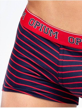 Трусы боксеры Opium R-123, Цвет: красный/синий, Размеры: M, изображение 2
