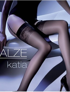 Чулки под пояс Gabriella 227 KATIA чёрный, Цвет: чёрный, Размеры: 1/2, изображение 3