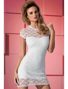 Кружевное платье Obsessive DRESSITA, Цвет: белый, Размеры: L/XL