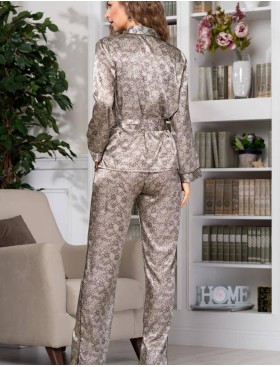 Брючный комплект-тройка Mia-Amore AJUR 8776, Цвет: капучино, Размеры: L, изображение 3